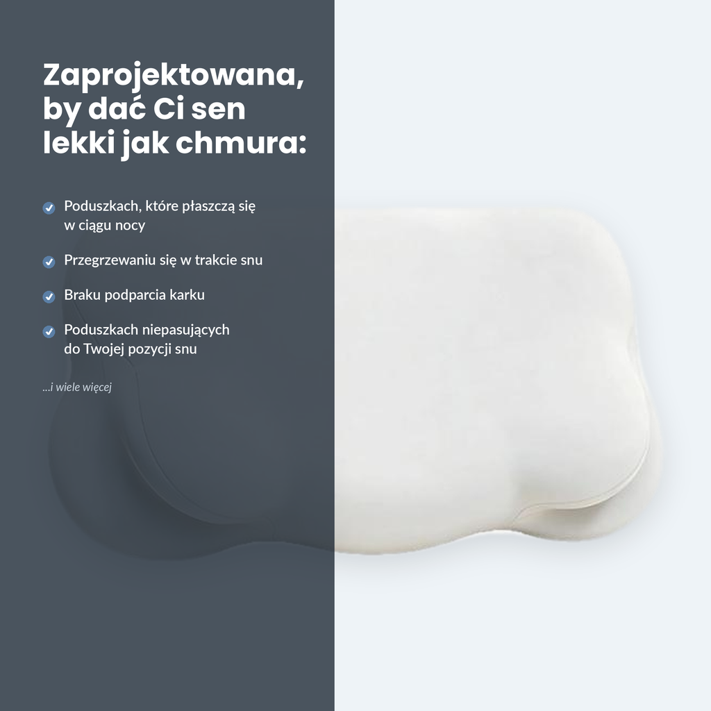 Poduszka Chmura Memory Foam