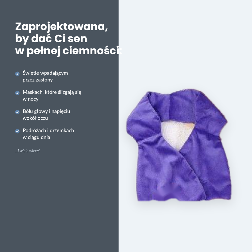 Maska na Oczy Puchsen Weighted Comfort