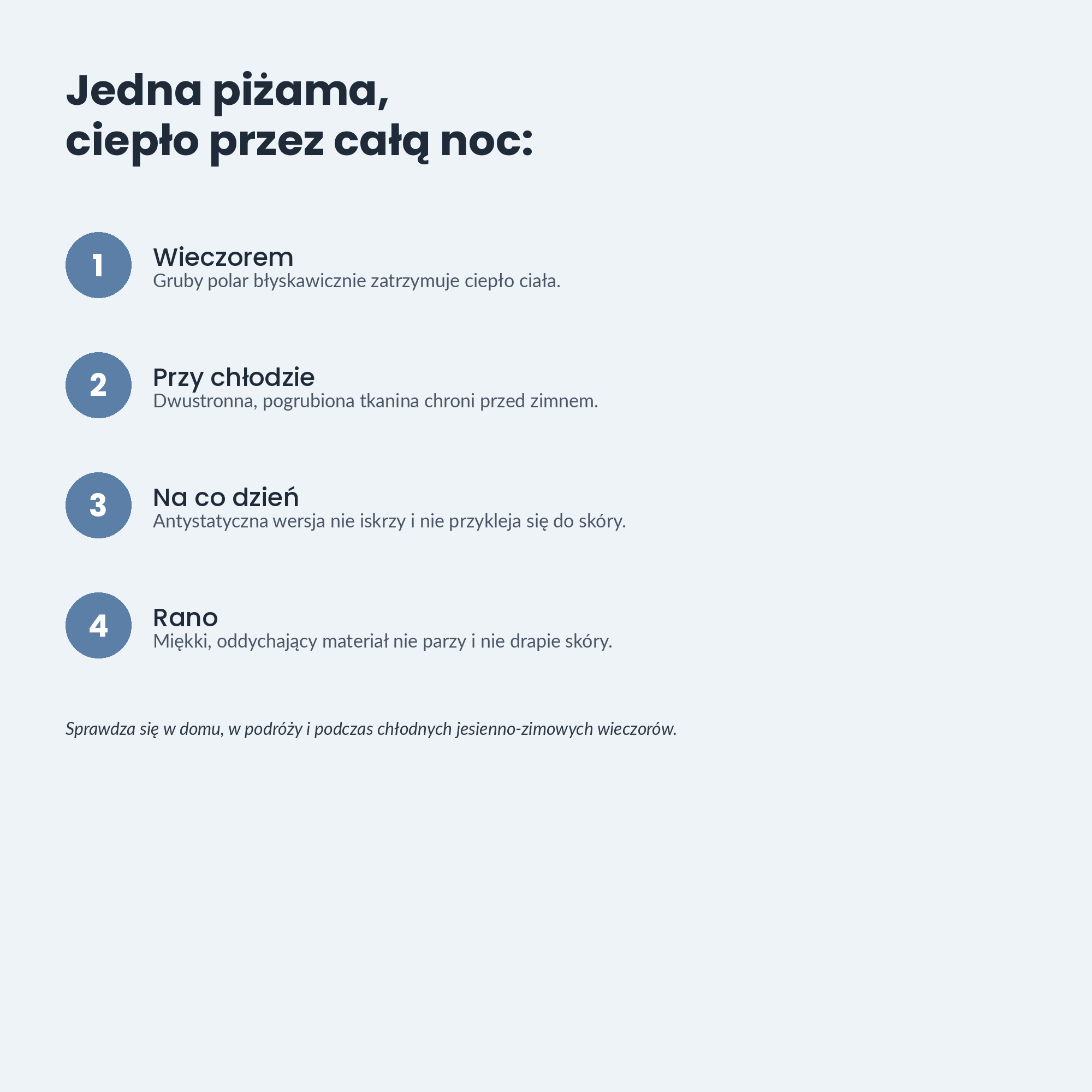 Piżama Puchsen Cozy Fleece Męska