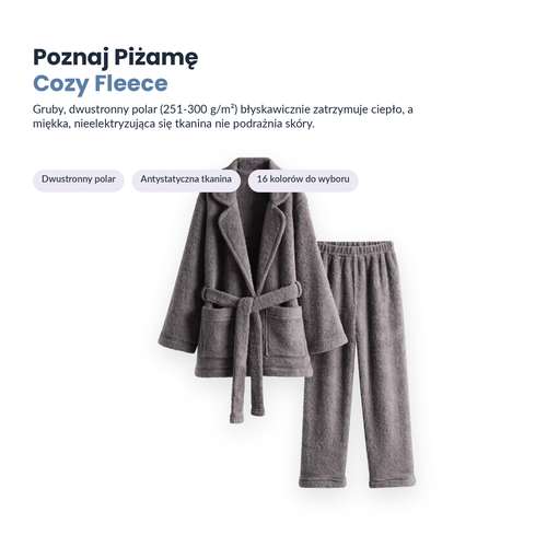 Piżama Puchsen Cozy Fleece Męska