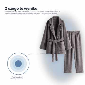 Piżama Puchsen Cozy Fleece Męska