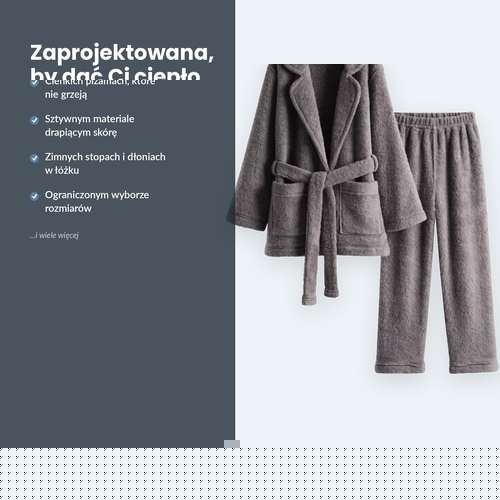 Piżama Puchsen Cozy Fleece Męska - hero